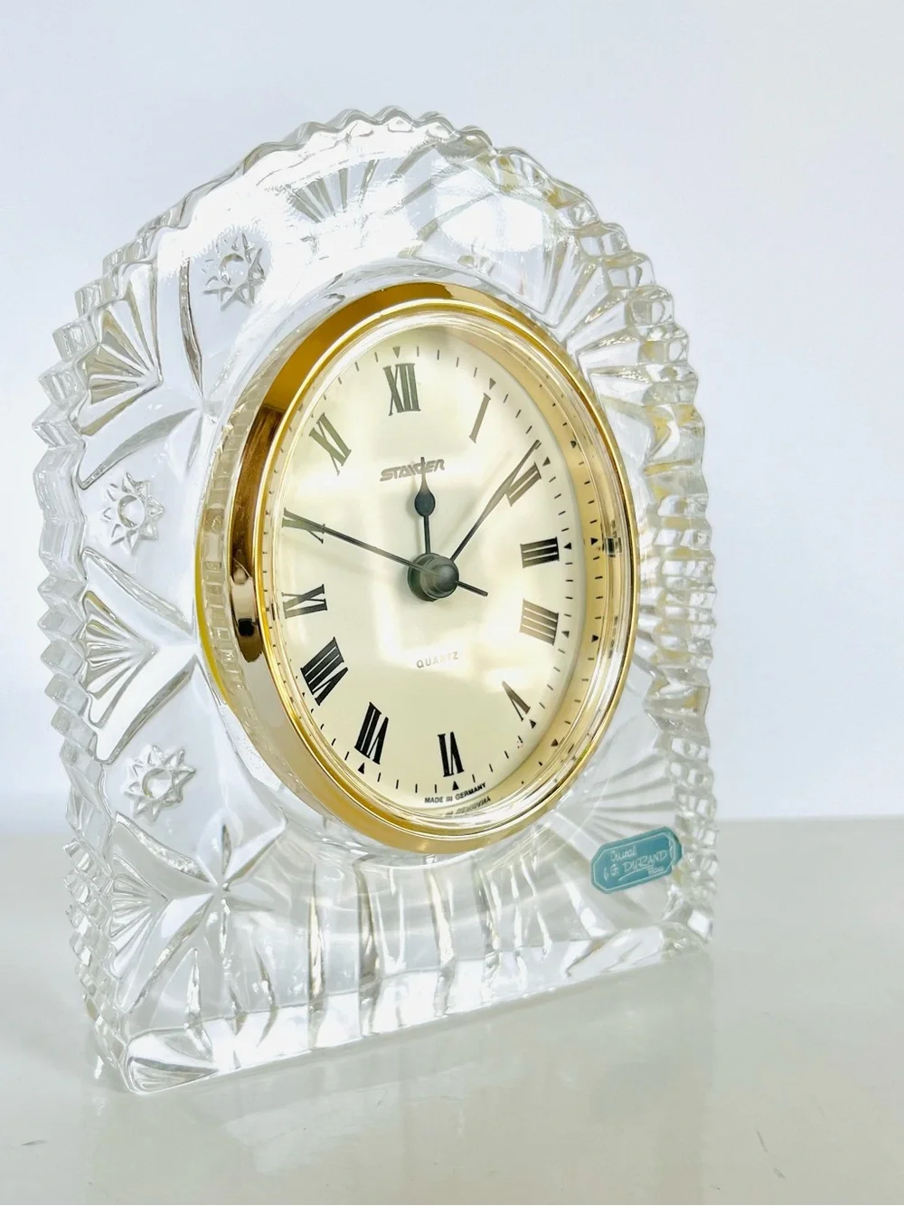 J. G. Durand France crystal clock